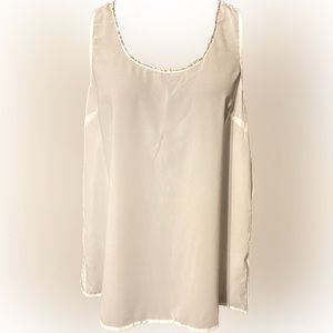 Truth NYC Back Bow w/ Embellished Neckline Accent Tank Top - NWT